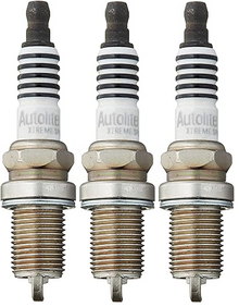SET OF 3 AUTOLITE SPARK PLUGS TO SUIT MITSUBISHI MIRAGE LA LB 3A92 1.2L I3