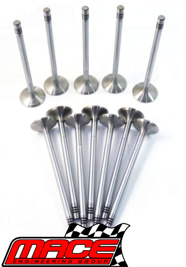 SET OF 12 MACE STAINLESS STEEL INTAKE VALVES TO SUIT HOLDEN CREWMAN VZ ALLOYTEC LE0 3.6L V6
