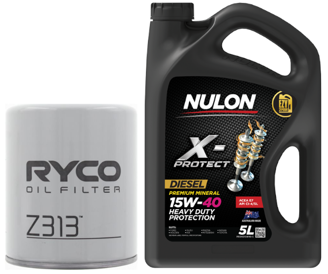 OIL SERVICE KIT TO SUIT MITSUBISHI EXPRESS SF SG SH SJ 4D56 DIESEL 2.5L I4