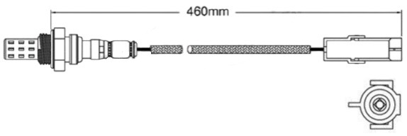 1 WIRE PRE CATALYTIC O2 SENSOR FOR HOLDEN COMMODORE VL VN VG VP 304 5.0L V8 TILL ENG.VU612773