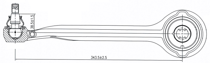 2 X FRONT LOWER FORWARD CONTROL ARM FOR MERCEDES BENZ CLK500 C209 A209 M113.968 M273.967 5.0L 5.5 V8