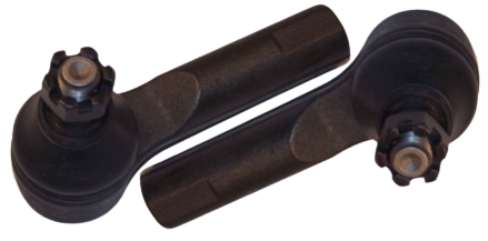 2 X OUTER TIE ROD END FOR NISSAN NAVARA D22 KA24E KA24DE QD32E ZD30DDT YD25DDT 2.4 2.5L 3.0L 3.2L I4