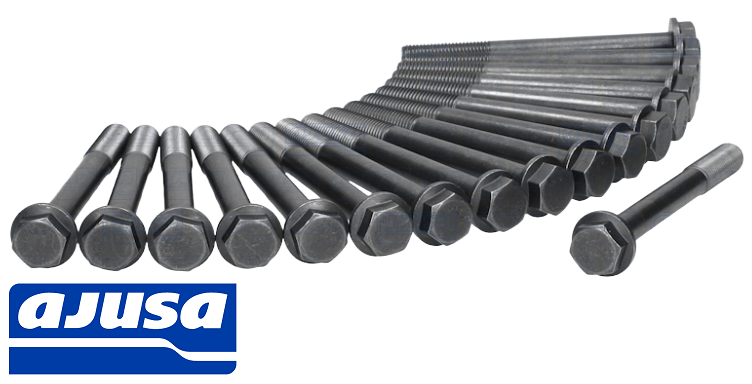 AJUSA CYLINDER HEAD BOLT SET TO SUIT NISSAN TD27 TD27TI TURBO DIESEL 2.7L I4