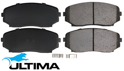 ULTIMA FRONT BRAKE PAD SET TO SUIT MITSUBISHI TRITON MQ 4N15 2.4L I4 CHASSIS KK1 4D MANUAL TRANS.