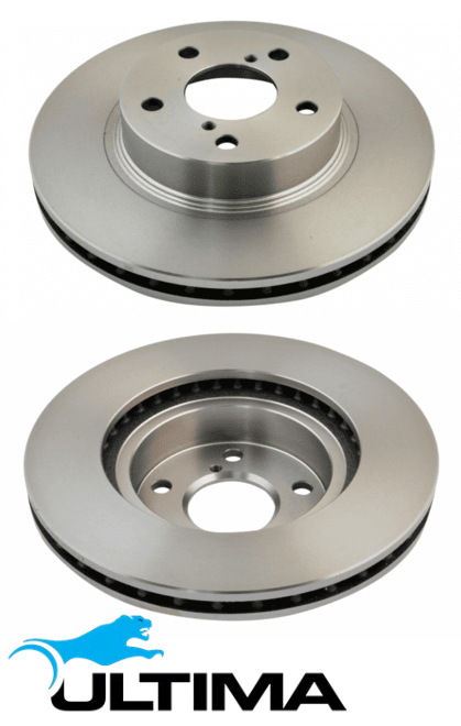 FRONT VENTED DISC BRAKE ROTORS FOR SUBARU IMPREZA GG GD G3 GH EJ20X EJ255 EJ257 2.0 2.5 F4 EXCL. G22