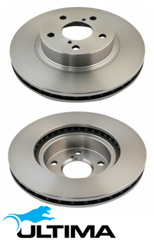 FRONT VENTED DISC BRAKE ROTORS FOR SUBARU IMPREZA GG GD G3 GH EJ20X EJ255 EJ257 2.0 2.5 F4 EXCL. G22