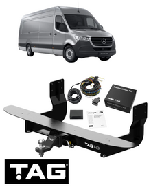 TAG HEAVY DUTY TOW BAR & WIRING KIT FOR MERCEDES BENZ SPRINTER 311CDI OM651.958 2.2 I4 CHASSIS B907