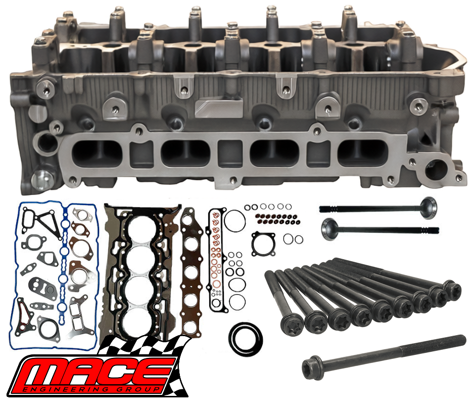 MACE ASSEMBLED CYLINDER HEAD KIT TO SUIT MITSUBISHI PAJERO SPORT QE QF QG 4N15 TURBO DIESEL 2.4L I4
