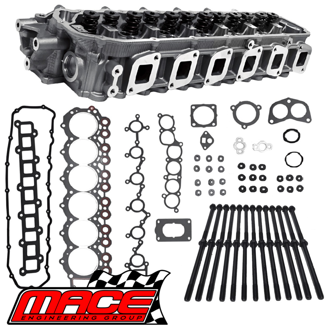 MACE ASSEMBLED CYLINDER HEAD KIT TO SUIT NISSAN PATROL GQ TB42S TB42E 4.2L I6