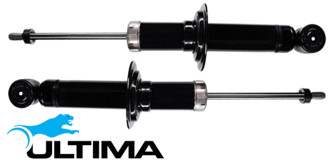 PAIR OF REAR GAS SHOCK ABSORBERS FOR SUBARU OUTBACK BP EZ30D 3.0 F6 EXCEPT SELF LEVELLING SUSPENSION