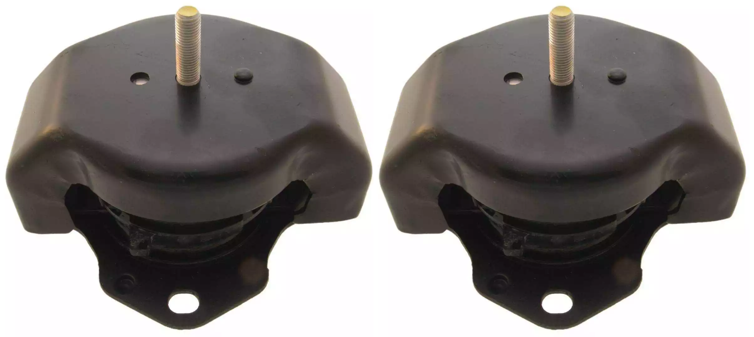 PAIR OF STANDARD FRONT ENGINE MOUNTS TO SUIT MITSUBISHI PAJERO NM NP NS NT NW 6G74 6G75 3.5L 3.8L V6