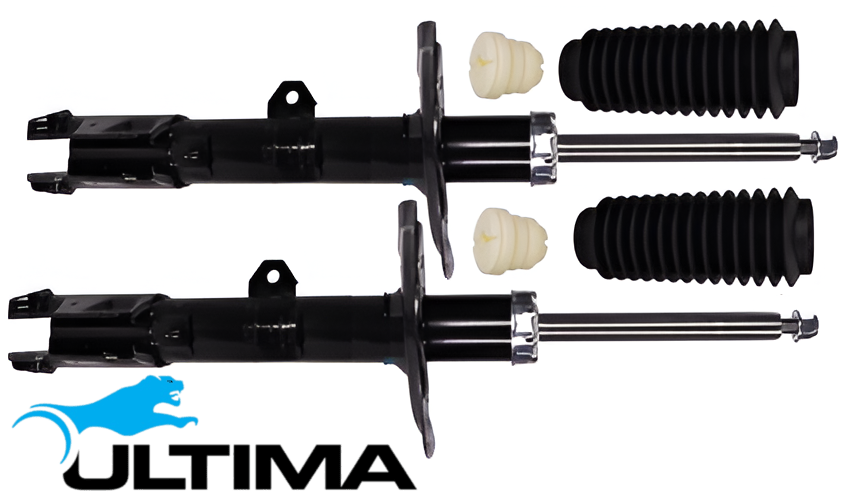 PAIR OF ULTIMA FRONT GAS SHOCK ABSORBERS TO SUIT MITSUBISHI OUTLANDER ZJ ZK ZL 4J11 4J12 2.0 2.4L I4