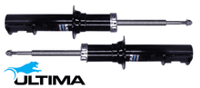 PAIR OF ULTIMA FRONT GAS SHOCK ABSORBERS FOR FORD TERRITORY SZ 276DT TURBO DIESEL 2.7L V6 AWD ONLY