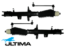 PAIR OF ULTIMA FRONT GAS SHOCK ABSORBERS TO SUIT MAZDA TRIBUTE 6Z 8Z CU YU AJ 3.0L V6