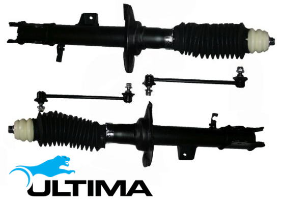PAIR OF ULTIMA FRONT GAS SHOCK ABSORBERS TO SUIT FORD ESCAPE EP ZB ZC ZD YF L3 2.0L 2.3L I4