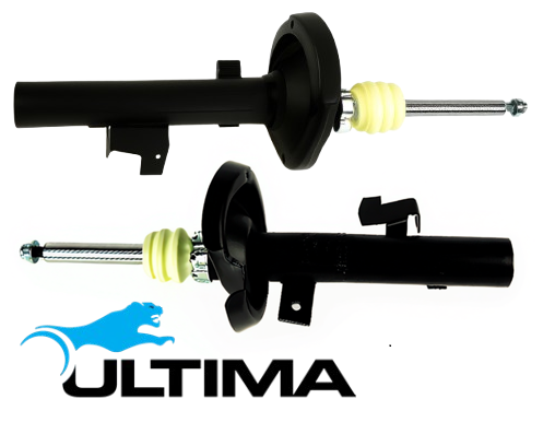 PAIR OF ULTIMA FRONT GAS SHOCK ABSORBERS TO SUIT FORD FOCUS LS LT DURATEC A0DA A0DB 2.0L I4