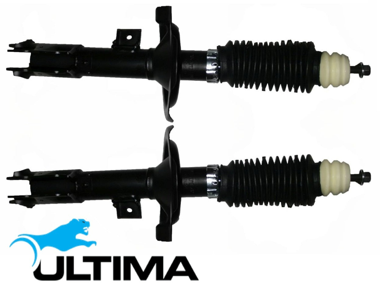 2 X ULTIMA FRONT GAS SHOCK ABSORBER TO SUIT MITSUBISHI LANCER CF CJ 4B12 2.4L I4 CHASSIS CY5A CVT