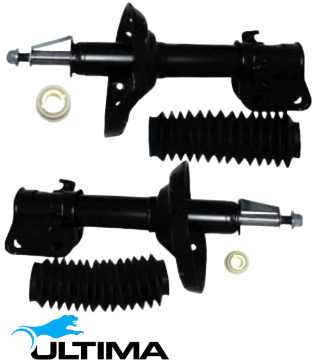PAIR OF ULTIMA FRONT GAS SHOCK ABSORBERS TO SUIT SUBARU EZ30D 3.0L F6