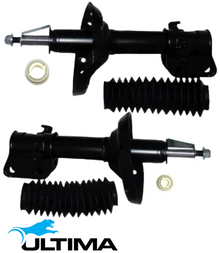 PAIR OF ULTIMA FRONT GAS SHOCK ABSORBERS TO SUIT SUBARU LIBERTY BL EZ30D 3.0L F6