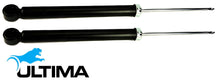 PAIR OF ULTIMA REAR GAS SHOCK ABSORBERS TO SUIT FORD FIESTA WZ M1JE TURBO 1.0L I3
