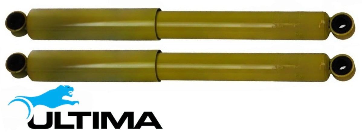 PAIR OF ULTIMA REAR GAS SHOCK ABSORBERS TO SUIT MITSUBISHI TRITON MK 4M40 DIESEL 2.8L I4 RWD ONLY