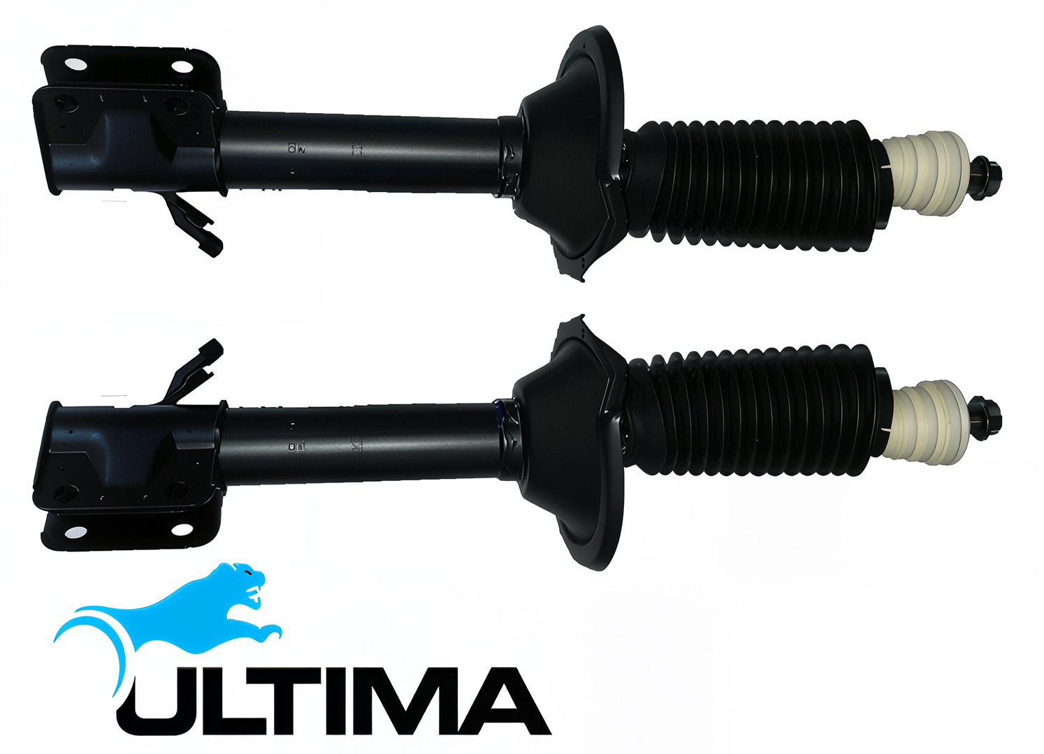 PAIR OF ULTIMA REAR GAS SHOCK ABSORBERS TO SUIT SUBARU IMPREZA GD G11 EJ205 EJ207 2.0L F4 TO 11/2002