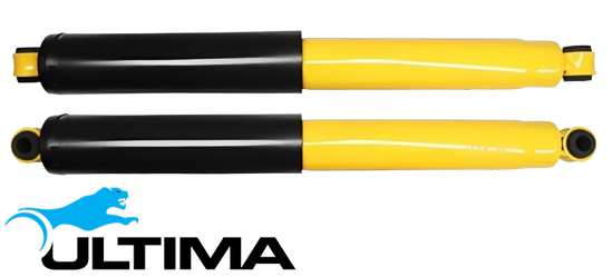 2 X REAR HEAVY DUTY SHOCK ABSORBER TO SUIT FORD COURIER PB PC R2 WL 2.2L 2.5L I4 SUITS SGHW CHASSIS