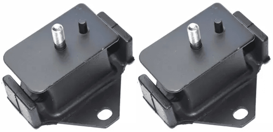 PAIR OF STANDARD FRONT ENGINE MOUNTS TO SUIT MITSUBISHI CHALLENGER PB PC 4D56T TURBO DIESEL 2.5L I4