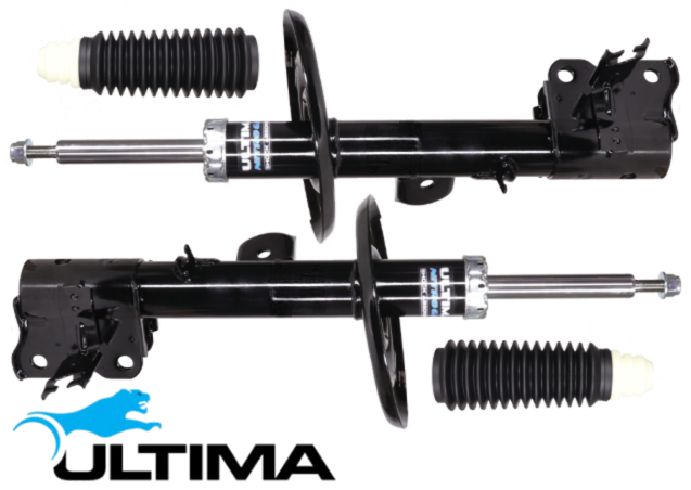 2 X ULTIMA FRONT GAS SHOCK ABSORBER FOR NISSAN PATHFINDER R52 QR25DER 2.5L I4 CHASSIS CR2MM & CR2MN