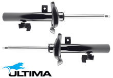 PAIR OF ULTIMA FRONT GAS SHOCK ABSORBERS TO SUIT FORD FOCUS LV DURATEC A0DA HXDA 1.6L 2.0L I4