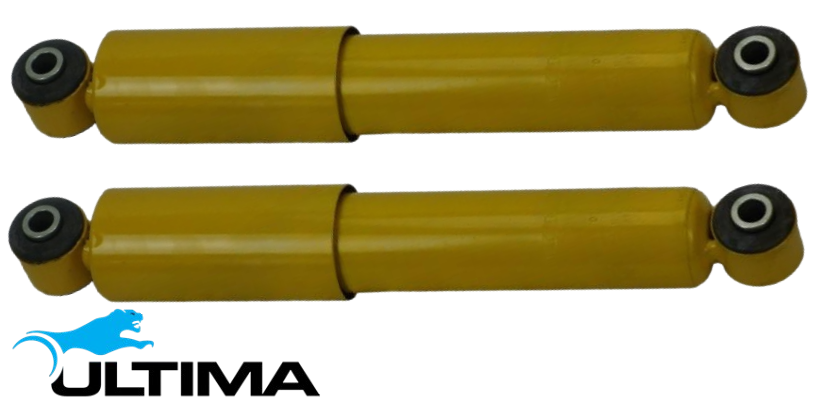 PAIR OF ULTIMA REAR HEAVY DUTY SHOCK ABSORBERS TO SUIT NISSAN PATHFINDER R51 YD25DDTI 2.5L I4