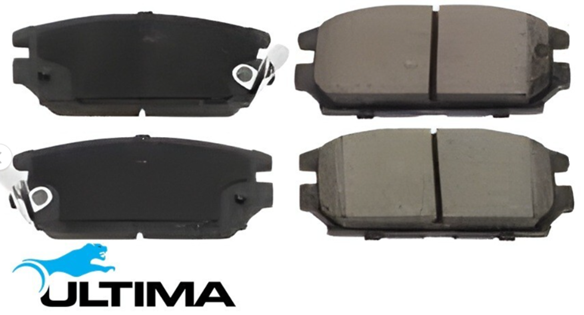 ULTIMA REAR CERAMIC BRAKE PAD SET TO SUIT MITSUBISHI PAJERO NJ NL V25W V55 6G72 6G74 3.0L 3.5L V6