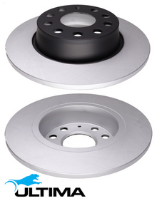 ULTIMA REAR SOLID DISC BRAKE ROTOR SET TO SUIT AUDI S3 8V CJXB TURBO 2.0L I4 OD 272MM
