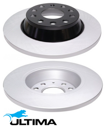 REAR SOLID DISC BRAKE ROTORS FOR SKODA YETI 5L CDAA CBZB CYVB CAXA CZCA CZDA 1.2 1.4 1.8 I4 OD 282MM