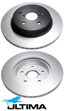ULTIMA REAR VENTED DISC BRAKE ROTOR SET TO SUIT SUBARU EZ36D 3.6L F6