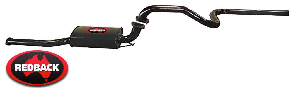 REDBACK 2.5" CATBACK PERFORMANCE EXHAUST SYSTEM TO SUIT FORD BARRA 182 190 4.0L I6 SEDAN ONLY