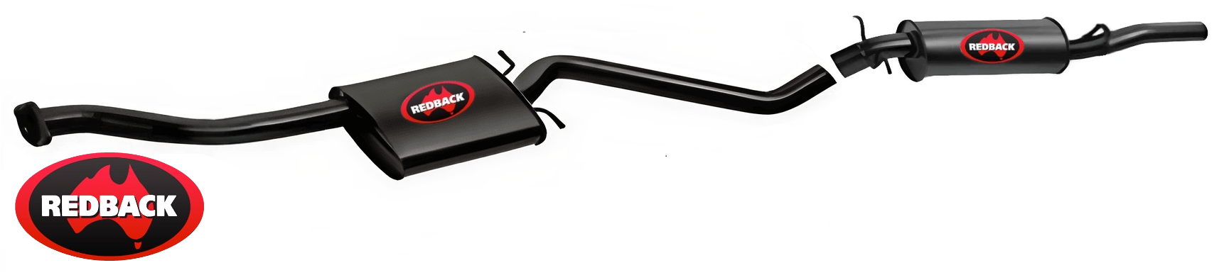 REDBACK 2.5" CATBACK PERFORMANCE EXHAUST SYSTEM TO SUIT HOLDEN BUICK L27 3.8L V6