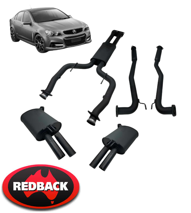 REDBACK 2.5" DUAL EXHAUST SYSTEM TO SUIT HOLDEN COMMODORE VE VF L76 L77 L98 6.0L V8 EXCEPT UTE