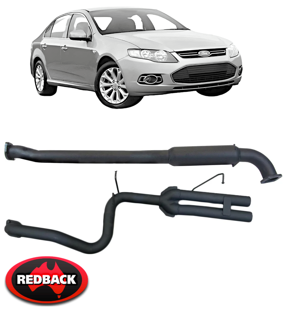 REDBACK 2.5" CATBACK PERF. EXHAUST SYSTEM FOR FORD BARRA 156 182 190 195 240T 245T E-GAS 4.0L I6