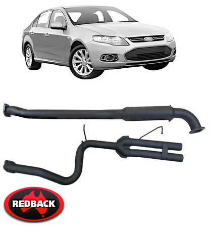 REDBACK 2.5" CATBACK PERF. EXHAUST SYSTEM FOR FORD FAIRMONT BA BF BARRA 156 182 190 4.0L I6 SEDAN