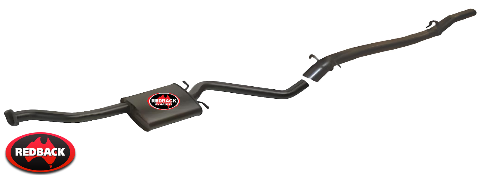 REDBACK 2.5" CATBACK SPORTS EXHAUST SYSTEM TO SUIT HOLDEN CALAIS VS BUICK L27 3.8L V6 SEDAN ONLY