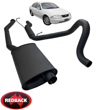 REDBACK 2.5" CATBACK SPORTS EXHAUST SYSTEM FOR FORD FAIRMONT EF EL AU MPFI SOHC 4.0L I6 SEDAN ONLY