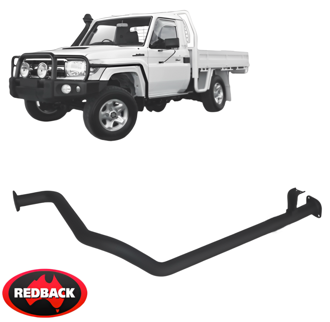 REDBACK 2.5" CATBACK SPORTS EXHAUST SYSTEM TO SUIT TOYOTA LANDCRUISER HZJ75R 1HZ 4.2L I6 EXCEPT SUV