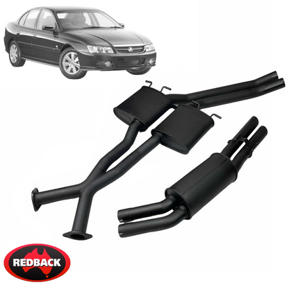REDBACK 2.5" CATBACK EXHAUST SYSTEM TO SUIT HOLDEN CALAIS VT VX VY VZ LS1 L76 304 5.0L 5.7L 6.0L V8
