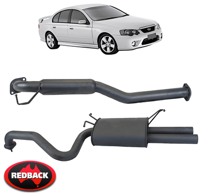 REDBACK 2.5" CATBACK PERF. EXHAUST SYSTEM FOR FORD FALCON BA BF BARRA 156 182 190 4.0L I6 SEDAN ONLY