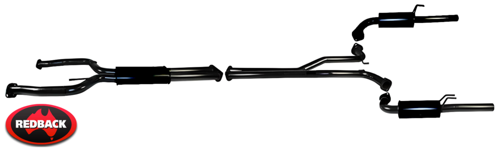 REDBACK 2.5" DUAL EXHAUST SYSTEM TO SUIT HOLDEN COMMODORE VE VF L76 L77 L98 6.0L V8 UTE ONLY