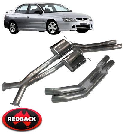 REDBACK DUAL 3" CATBACK EXHAUST SYSTEM TO SUIT HSV COUPE V2 LS1 5.7L V8
