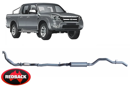 REDBACK EXTREME DUTY EXHAUST SYSTEM TO SUIT FORD RANGER PJ PK WEAT TURBO DIESEL 3.0L I4