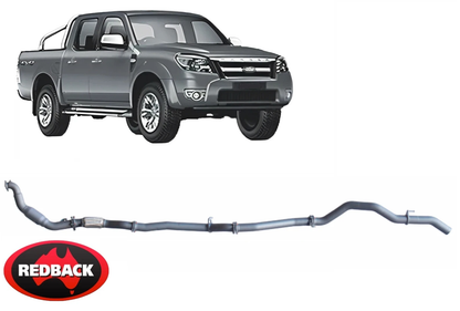REDBACK EXTREME DUTY EXHAUST SYSTEM TO SUIT FORD RANGER PJ PK WEAT TURBO DIESEL 3.0L I4