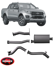 REDBACK EXTREME DUTY EXHAUST SYSTEM TO SUIT FORD RANGER PX2 PX3 P5AT TURBO DIESEL 3.2L I5